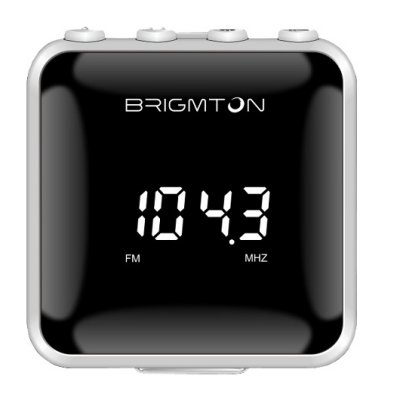 Brigmton Radio Bt 125 B Fm Digital Mp3sd Blanca